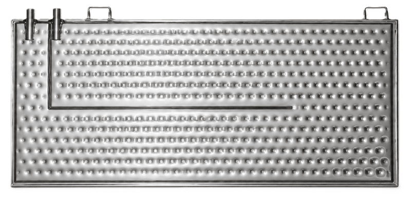 Custom formed Temp-Plate panel fabricated to a drawing